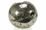 Polished Pyrite Sphere - Peru #231631-1